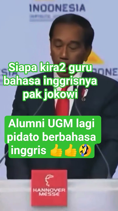 pak jokowi mantab bahasa inggrisnya sampai terharu #jokowi #bahasainggris #shorts