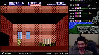 Zelda II speedrun | 100% All Keys in 75:57
