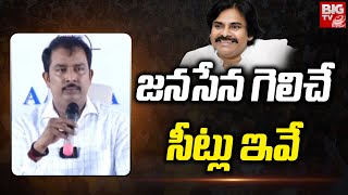 జనసేన గెలిచే సీట్లు ఇవే |  AARA Exit Poll On AP 2024 Elections | Janasena Wining Seats | BIG TV