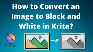 How to Convert an Image to Black and White in Krita