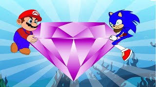 Sonic The Hedgehog Vs Super Mario - Scramble Magic Jewel Animation