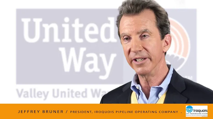 Valley United Way  and Jeff Bruner of Iroquois Gas...