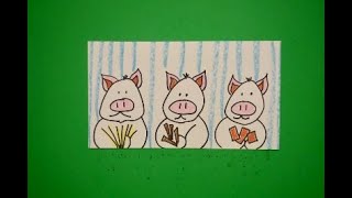 Let's Draw The 3 Little Pigs!