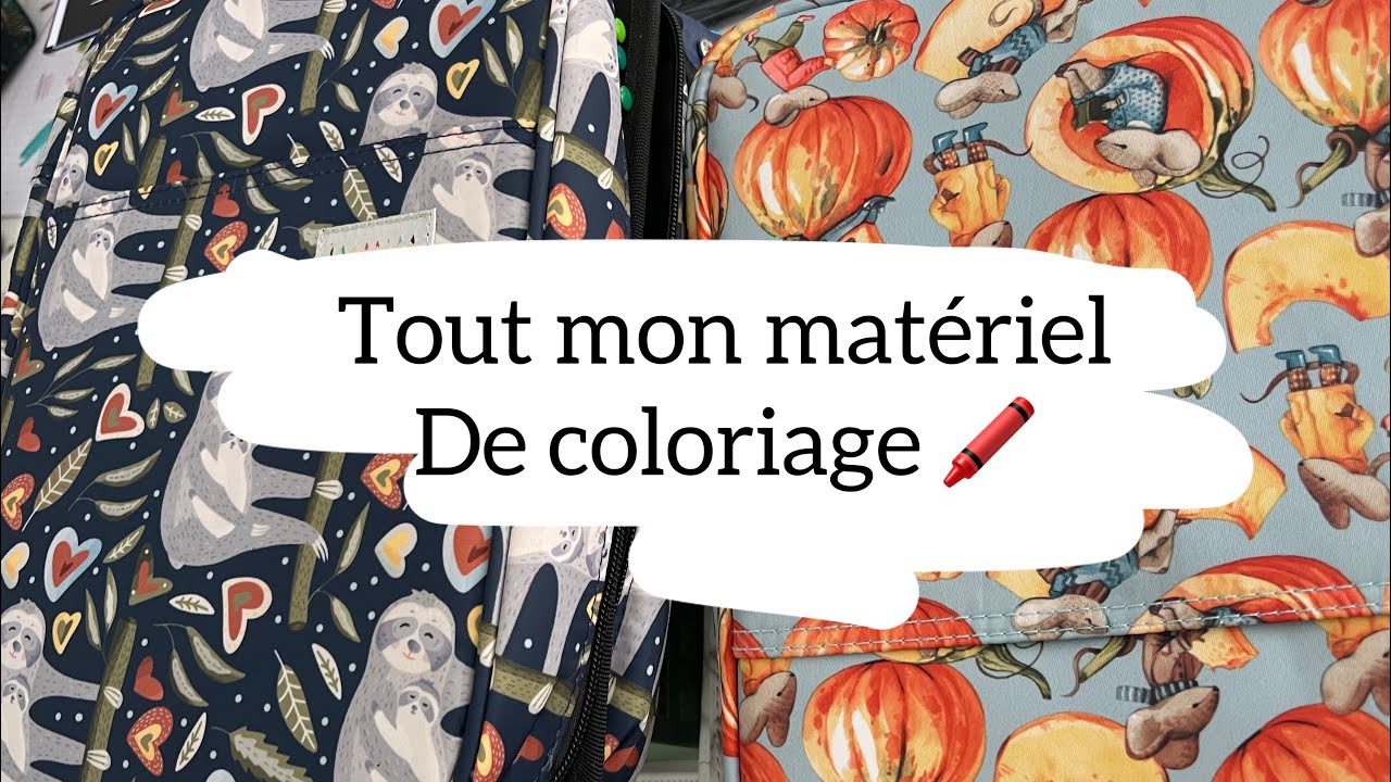 Tout mon matériel de coloriage 🖍️