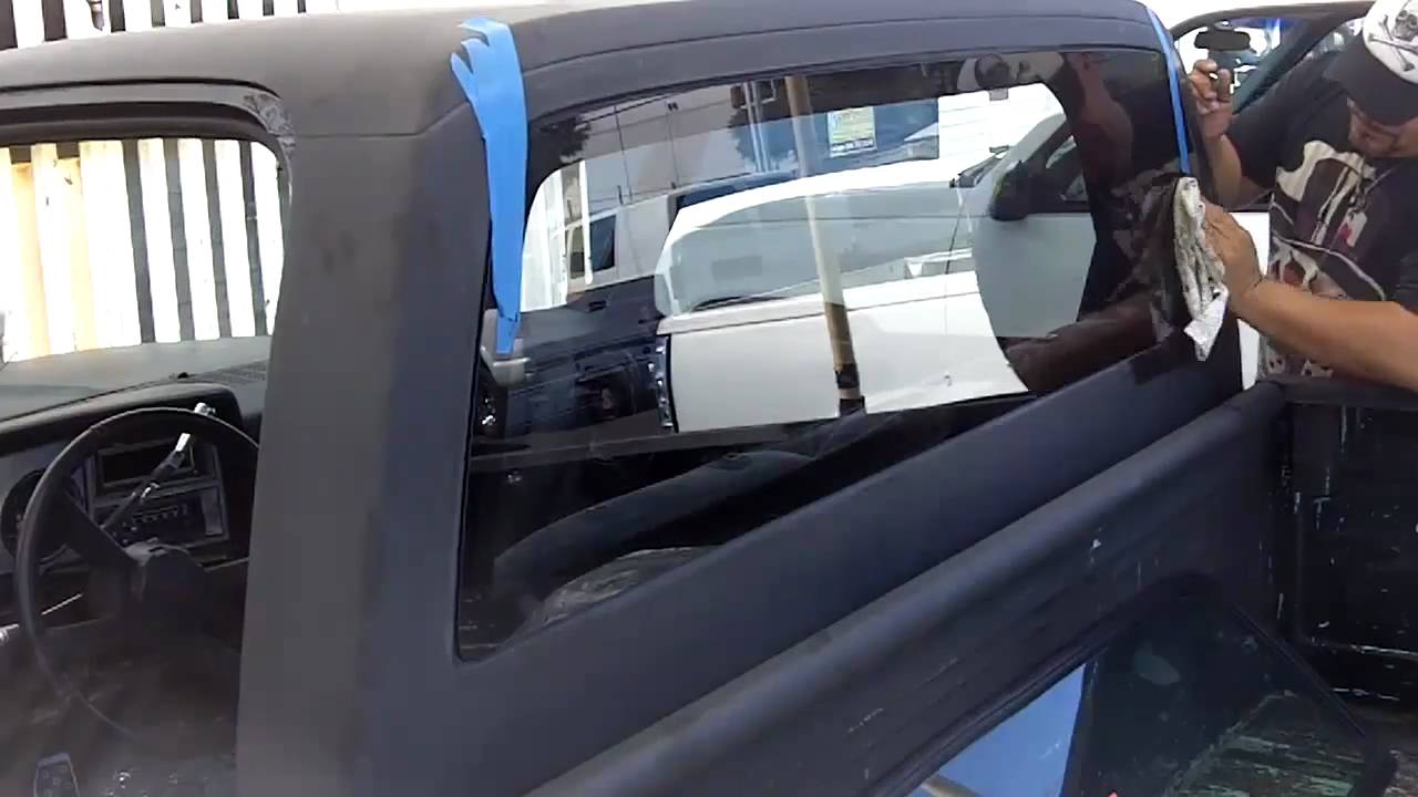 (Step 3) 197387 Chevy C10 Flush fit back glass YouTube