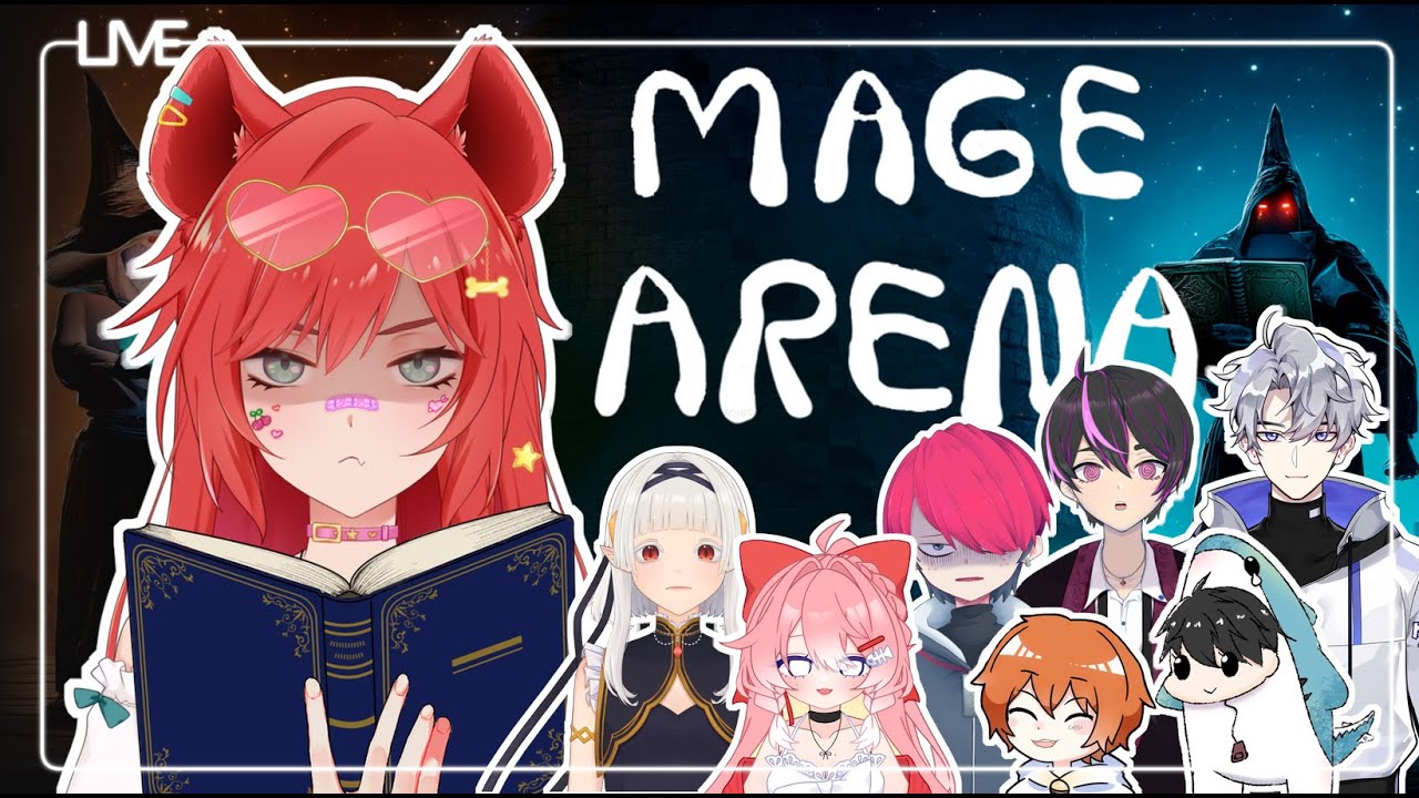 【Mage Arena聯動】救命😭大家都要FireBall老子🔥【鬣崎米娜米】Ft.多人 #歡迎降落 | MYViki