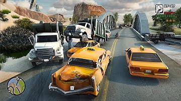 GTA SA Realistic Vehicle Deformation - Crash Testing Ep.7