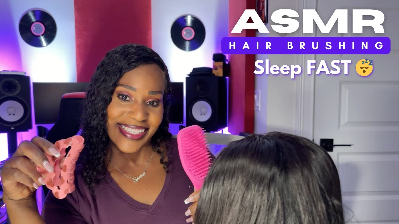 ASMR Tingles With Hair Brushing For Fast Sleep
