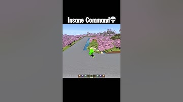 Minecraft Insane Command #minecraft #shorts