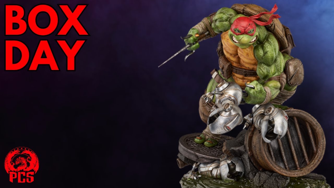 Box Day | Raphael 1:3 Scale Statue | TMNT Legends Collection | Unboxing & Assembly