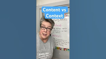 Content vs Context #easyenglish #vocabulary#words#english#languagelearners