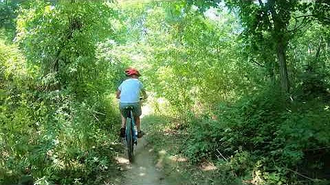 2018 Long Island Bike Trail Stillwell Woods Park GoPro Hero 6 Karma Grip