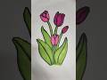 flower drawing #shorts #flower #flowers #shortvideo  #drawing #art #flowerdrawing #asmrflower#viral