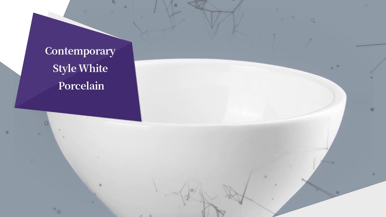 Contemporary Style White Porcelain Dinnerware Accessories Dish Set for Kitchen Hotel