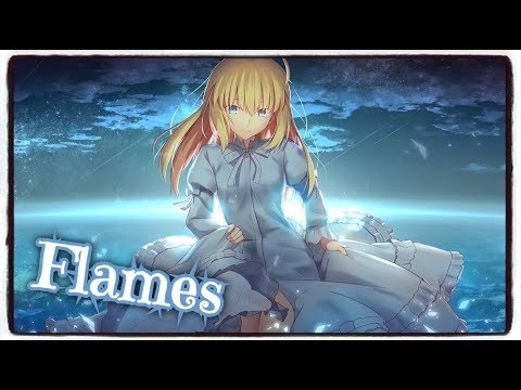 「Nightcore」→ Flames (David Guetta & Sia) (Lyrics)