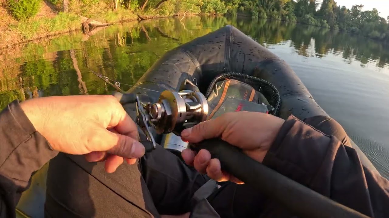 4K Bass Fishing USA Largemouth Bass  Alligator Shimano Calcutta Conquest Packraft Megabass Kokopelli