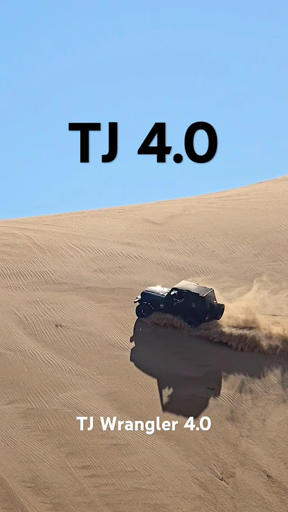 Sand surfing Jeep wrangler TJ 4.0 #offroad #jeeptj #wrangler