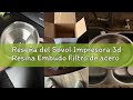 Reseña del Sovol Impresora 3d Resina Embudo Filtro de acero inoxidable filtro de líquido limpieza fá