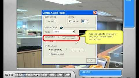 GeoVision Main System   General setting CameraAudio Install