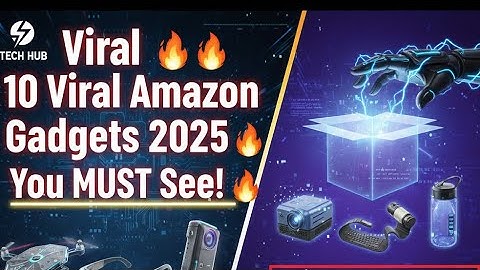 10 AMAZON GADGETS YOU WON’T BELIEVE EXIST in 2025 🤯🔥 (Must-Have Tech)
