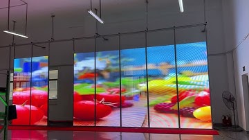 P2.8 world leading transparent LED display