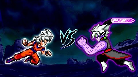 Son Goku DBS V7 OP (all form) VS Fused Zamasu V4 (all form) in Mugen