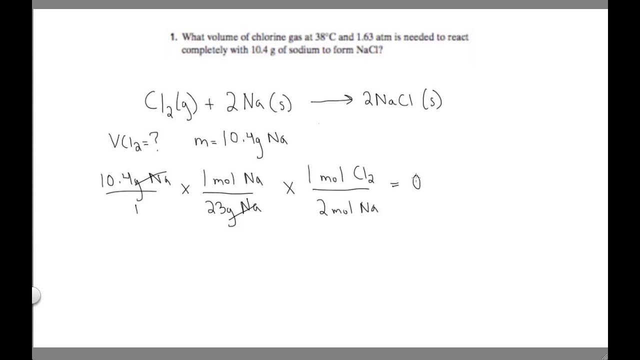 chemistry-gas-stoichiometry-with-ideal-gas-law-youtube