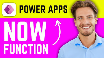 How to get the CURRENT DATE and TIME using NOW function in Power Apps (2024) - In 20 seconds!