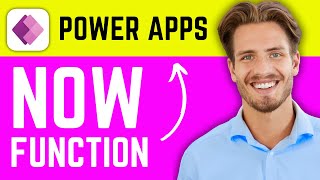 How to get the CURRENT DATE and TIME using NOW function in Power Apps (2024) - In 20 seconds!