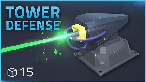 How to make a Tower Defense Game (E15 LASER EFFECTS) - Unity Tutorial