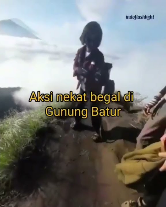 story wa pendaki.. aksi nekat begal digunung batur