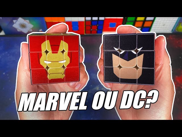DO YOU PREFER MARVEL OR DC? TESTING HEROES' MAGIC CUBES - YouTube