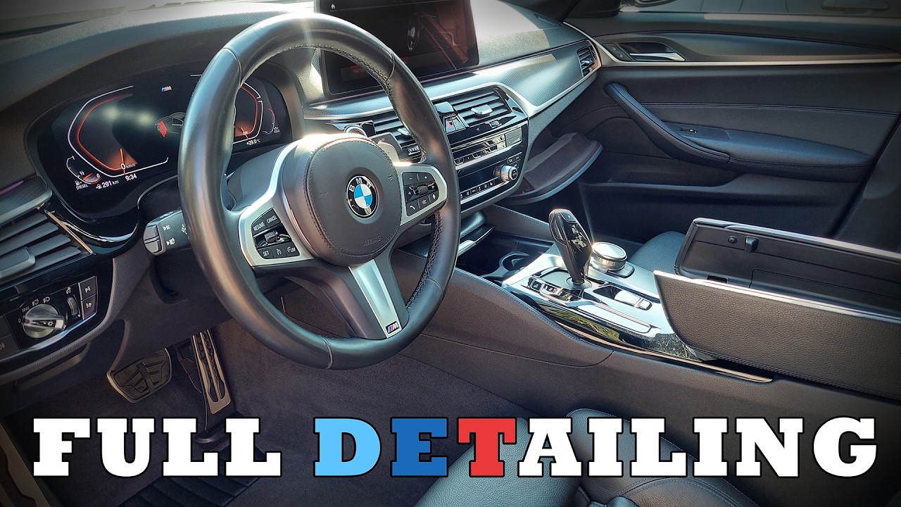 Exterior And Interior Detailing ASMR / BMW 5 Series