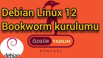 Debian 12 Bookworm Kurulumu #debian #linux #özgüryazılımdünyası