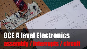 PIC16F84A circuit for learning about assembly / ISR / interrupts WJEC EDUQAS