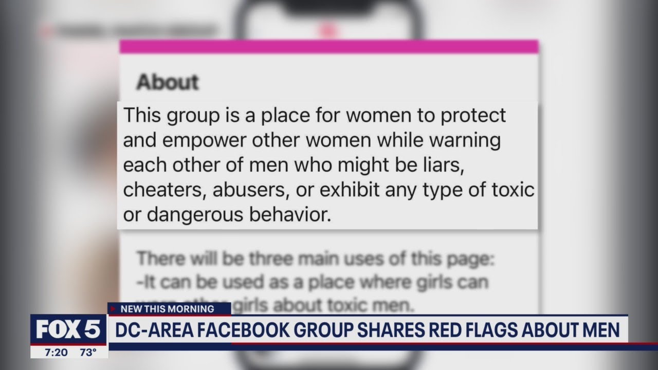 DC area Facebook group shares ‘red flags’ about men | FOX 5 DC