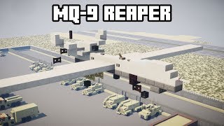 Minecraft Mq-9 Reaper Uav Drone Tutorial