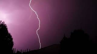 Thunder and Flash of Lightning  | Free Stock Video - No Copyright | 4K