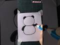 how to draw a panda