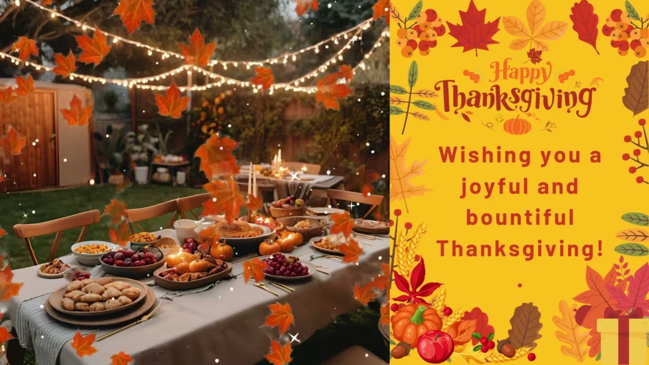 thanksgiving invitation card