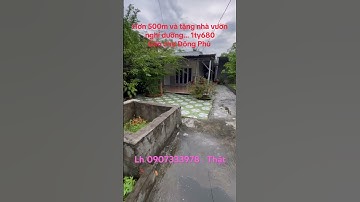 Nền 10x52m, CLN, tặng nhà cấp bốn, giá 1ty680, Đông Phú, Châu Thành TPCT. #funny #automobile