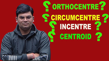 Incenter, Circumcenter, Orthocenter & Centroid of a Triangle - Geometry