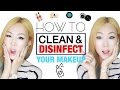 How To Clean and Disinfect Your Makeup 화장품 세척 관리법