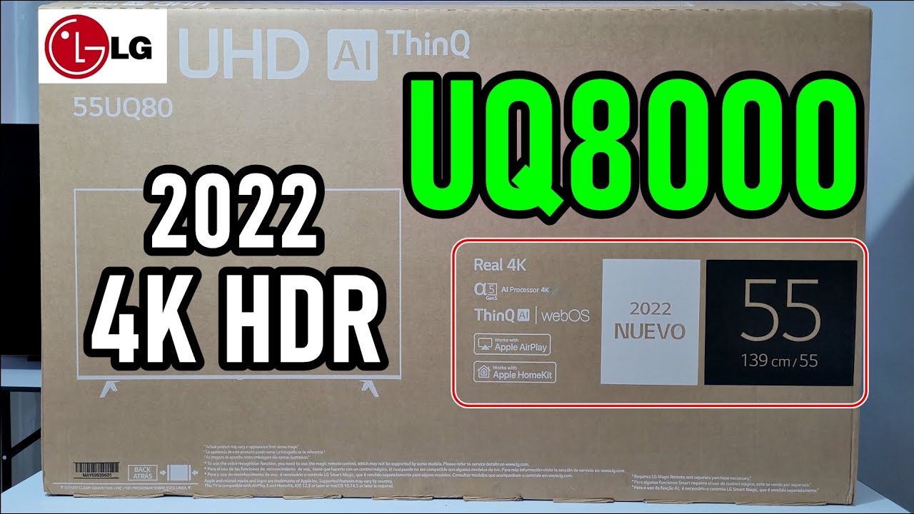 LG 75 UQ8000 4K UHD Smart TV with AI ThinQ