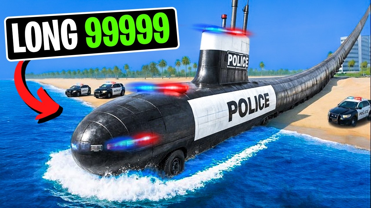 Trolling Cops with Police Submarine Cars in GTA 5 RP