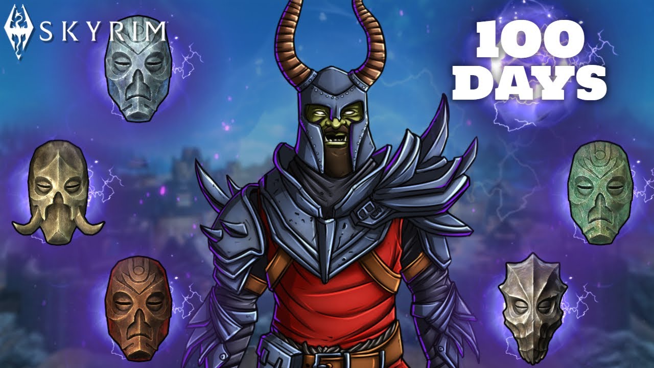 I Spent 100 Days In Skyrim Legendary Difficulty As A Collector (Skyrim ...