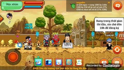 Ngọc Rồng Online : Đi Đại Hội Võ Thuật