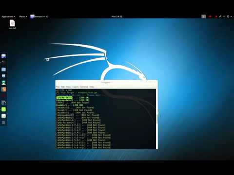 Kali Linux - PHPMyAdmin Login Page Scanner