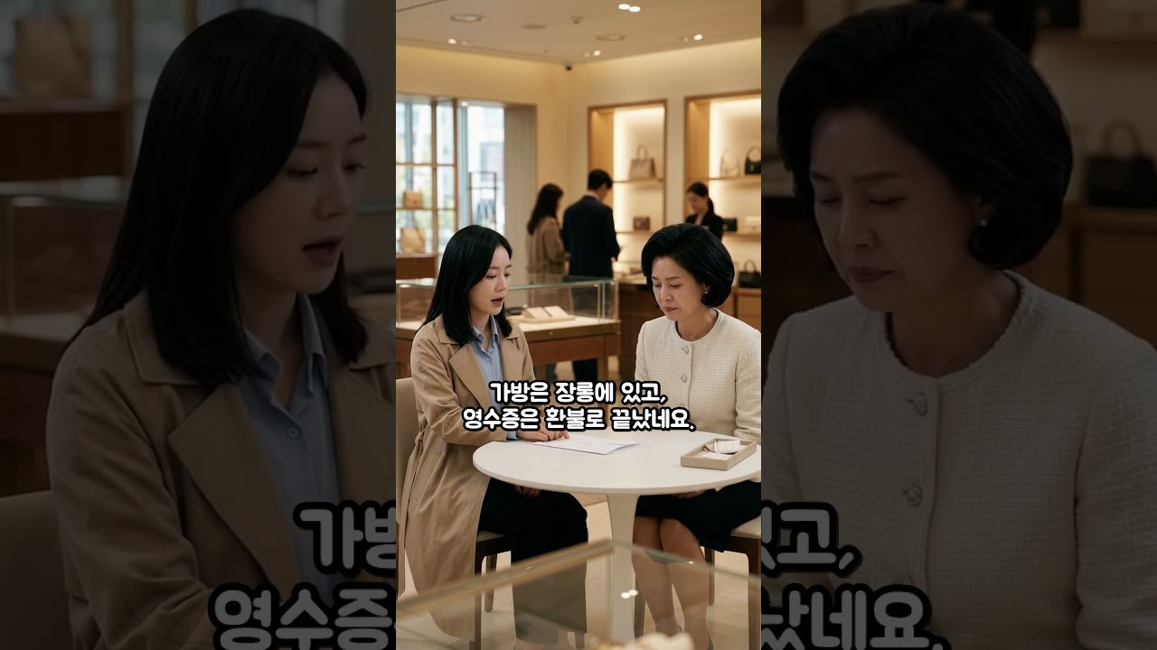 예단이 고작 오백 우리 큰며느리는 천삼백오십만 원짜리 가방 해 왔어! 백화점에서 예비 며느리를 망신 준 시어머니… 매장 직원이 반갑게 건넨 한마디