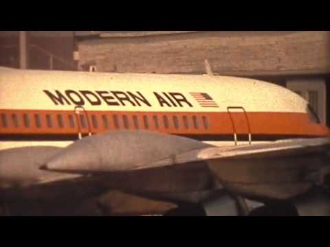 with Modern Air Convair 990-30A to Rhodos - Standard 8mm footage